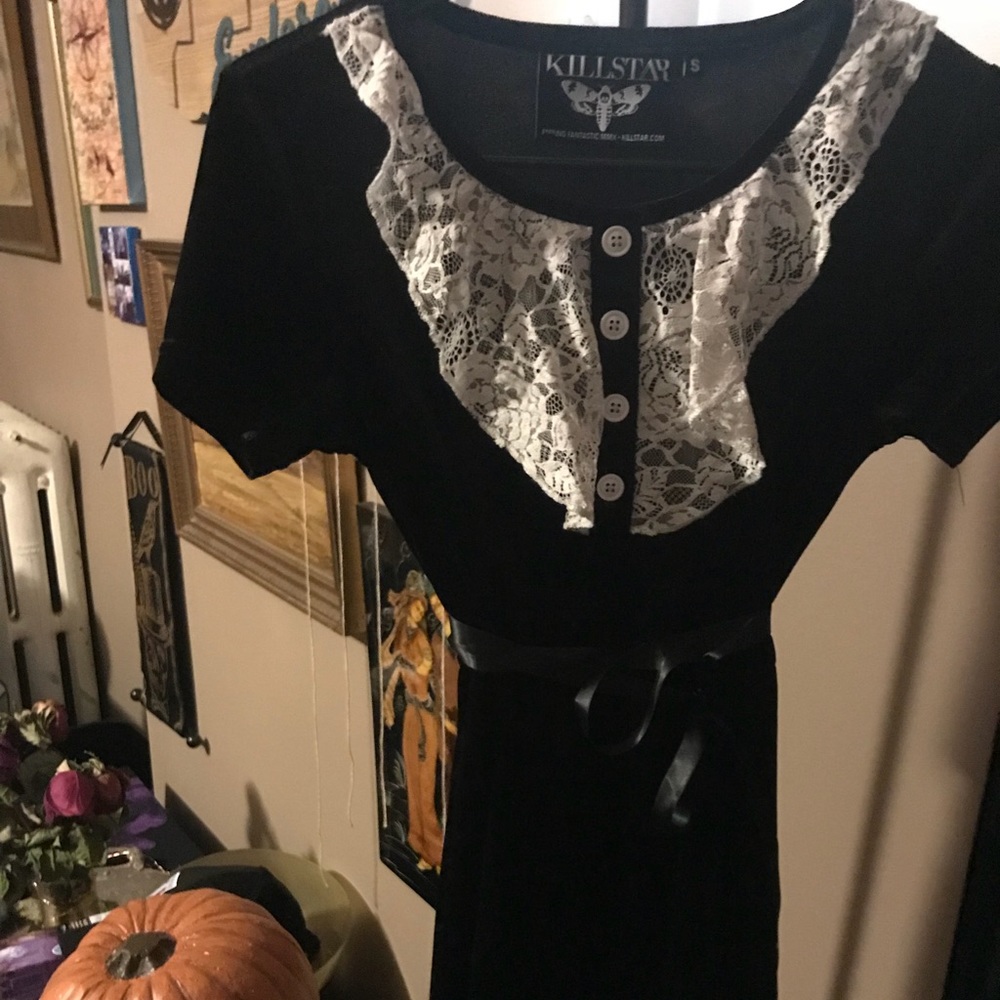 Killstar velvet pentagram dresss